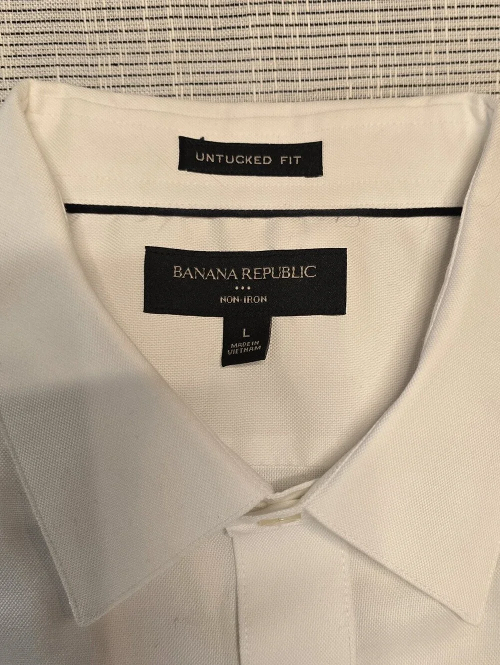 Banana Republic White Men’s Dress Shirt